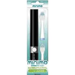 minimo 音波振動歯ブラシ ブラック （替えブラシ2本付）