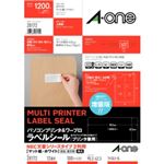 エーワン パソコンプリンタ＆ワープロ ラベルシール マット紙・ホワイト NEC文豪シリーズタイプ2列用 100シート入 28172