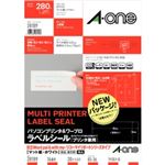 エーワン パソコンプリンタ＆ワープロ ラベルシール マット紙・ホワイト 日立Wordpal＆withme・リコーマイリボートシリーズタイプ 20シート入 28189