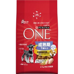 ピュリナワン 成熟期7歳以上 チキン＆ライス 2.7kg