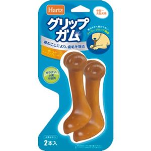 Hartz グリップガム 中型・大型犬用 2本入