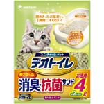 （まとめ買い）1週間消臭・抗菌デオトイレ 飛び散らない消臭・抗菌サンド 4L×3セット