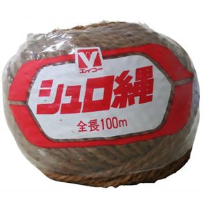 シュロ縄 玉巻 茶 100m