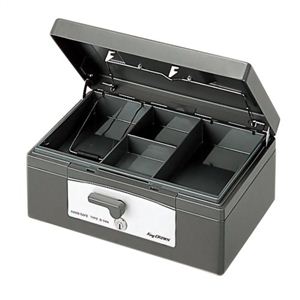 キング工業 手提金庫 A5判収納サイズ D-Y4N グレー