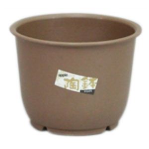 陶鉢 輪型9号 きん茶