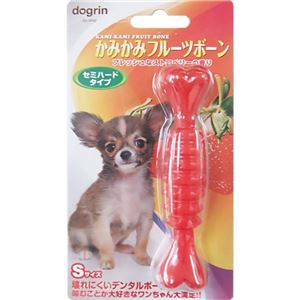 かみかみフルーツボーン ストロベリーの香り セミハードタイプ S