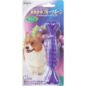 かみかみフルーツボーン グレープの香り セミハードタイプ M