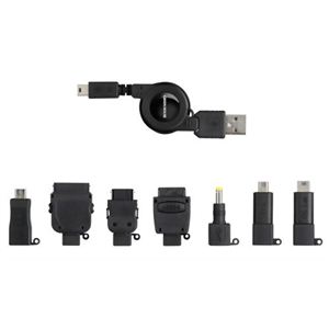 グリーンハウス マルチUSBチャージャー GH-USB-8ADK ブラック