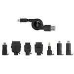 グリーンハウス マルチUSBチャージャー GH-USB-8ADK ブラック