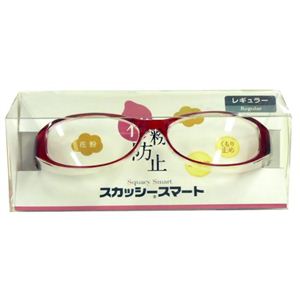 スカッシー スマート レッド 8811-03 レギュラー（花粉用メガネ）