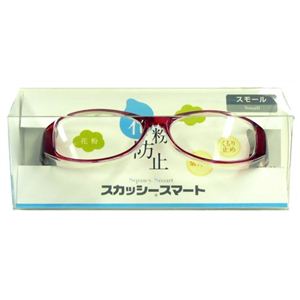 スカッシー スマート スモールタイプ 8812-02 レッド（花粉用メガネ）