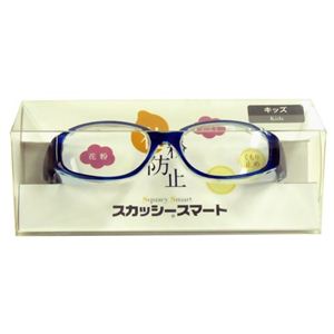 スカッシー スマートキッズ ブルー 8813-01（花粉用メガネ）