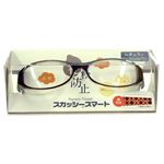 スカッシー スマート 柄付き ブラウン 8815-04 レギュラー（花粉用メガネ）