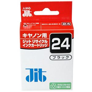 キヤノン用 リサイクルインクカートリッジ ブラック JIT-C24B