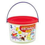 チャレンジトイ カラフルねんど きほんのバケット