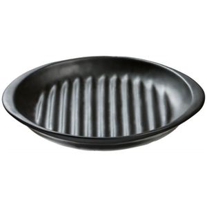 魔法のお皿 丸型 黒