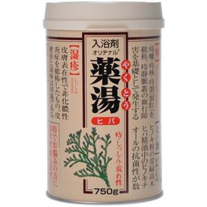 （まとめ買い）オリヂナル薬湯 ヒバ 750g×4セット