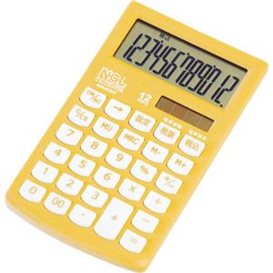 ナカバヤシ 電卓 モノカラー ECH-2101T-M モカ