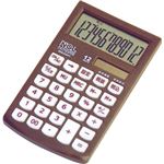 ナカバヤシ 電卓 モノカラー ECH-2101T-S ブラウン