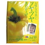 コクヨ インクジェットプリンタ用紙 デジカメ光沢紙 厚手 A4 50枚 KJ-RG1315