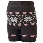 あったかブークレーパンツ3分丈 ノルディック M-L グレー