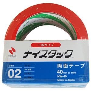 ニチバン 再生紙両面テープ ナイスタック 40mm NW-40