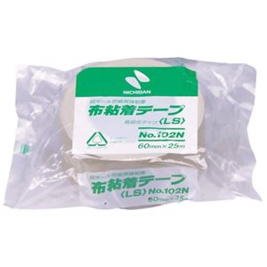 ニチバン 段ボール包装用 布粘着テープ（LS） 60mm No.102N
