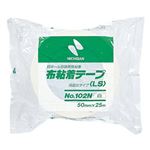 ニチバン 段ボール包装用 布粘着テープ（LS） 50mm 白 No.102N