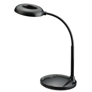 グリーンハウス 乾電池・USB両対応18LEDスタンドライト ブラック GH-LED18LSK