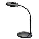 グリーンハウス 乾電池・USB両対応18LEDスタンドライト ブラック GH-LED18LSK