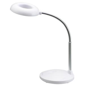 グリーンハウス 乾電池・USB両対応18LEDスタンドライト ホワイト GH-LED18LSW