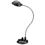 グリーンハウス 吸盤付USB接続12LEDスタンドライト ブラック GH-LED12SCK