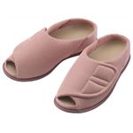 あゆみシューズ 院内・施設用 オープンルームメッシュ ピンク LL