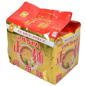 【ケース販売】マルちゃん正麺 醤油味 5食入×6袋