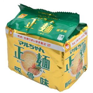 【ケース販売】マルちゃん正麺 豚骨味 5食入×6袋