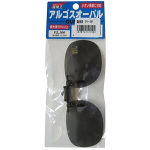 偏光前掛サングラス スモーク M