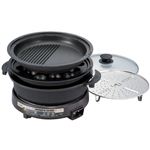 タイガー グリルなべ（3枚タイプ） CQA-S110-T（ブラウン）