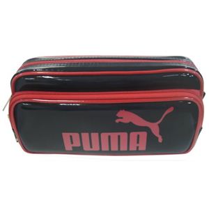 puma（プーマ） エナメルダブルペンケース ネイビー