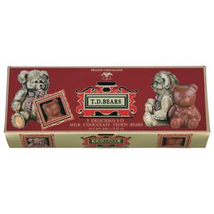 プラリーン テディベアチョコ 100g