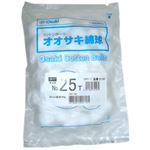 オオサキ綿球 紐付 No.25T 50g入