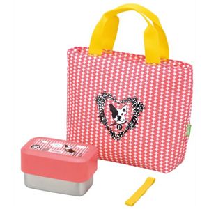 サーモス フレッシュランチボックス ELLEgirl 2段式 550ml コーラルピンク DBH-550WE（CP）