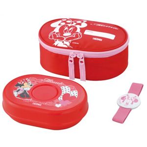 サーモス フレッシュランチボックス ディズニー ミニー 360ml ローズレッド DJA-363DS（RR）