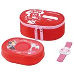 サーモス フレッシュランチボックス ディズニー ミニー 360ml ローズレッド DJA-363DS（RR）