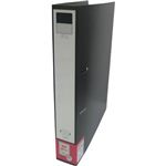 LIHIT LAB D型リングファイル A4縦 2穴 F-4663-24 黒