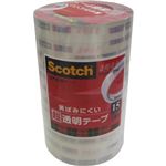 スコッチ 透明美色 超透明テープ 15mm 10巻 BK-15