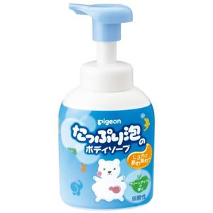 ピジョン たっぷり泡のボディソープ グリーンアップルの香り 350ml