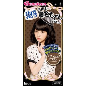 ビューティーン 泡立つミルキー髪色もどしヘアカラー ナチュラルブラウン