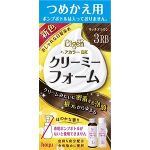 ビゲンヘアカラーDX クリーミーフォーム つめかえ用 3RB（リッチブラウン）