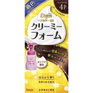 ビゲンヘアカラーDX クリーミーフォーム ポンプ付き 4P（ピュアブラウン）