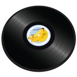 ジョゼフジョゼフ カッティングボード 丸型 ビニールレコード バナナ